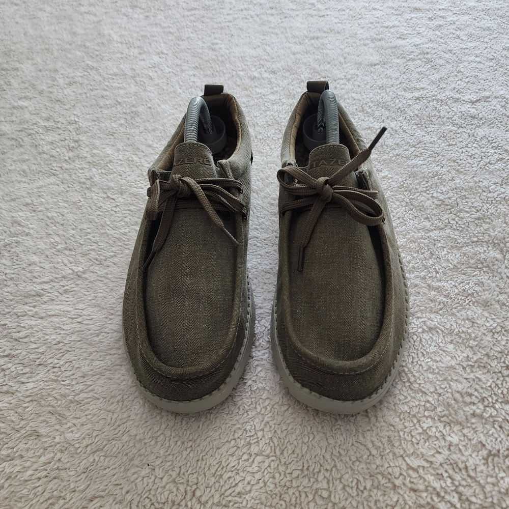 ITAZERO Allegro Loafer, Men's Size 9W, EUC - Khaki - Picture 9 of 11